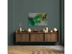 Bricoflor Grünes Bild Abstrakte Kunst Modern Leinwandbild Geometrisch Mit Pixeln Farbverlauf Leinwand Für Wohnzimmer 120 X 80 Cm