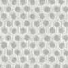Bricoflor Hexagon Tapete in Weiß Grau Moderne Mustertapete mit Geometrischem Design Büro und Schlafzimmer Vliestapete mit Sechseck Muster