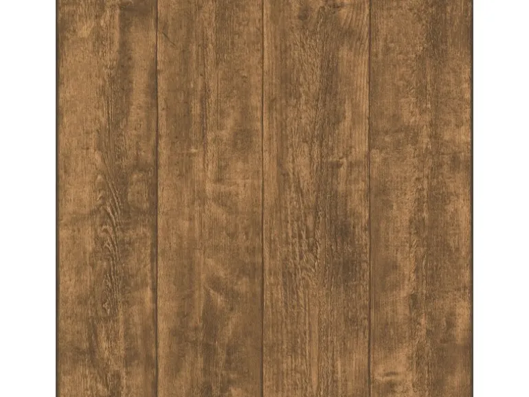 Bricoflor Holz Tapete in Bretteroptik Landhaus Tapete in Rustikaler Holzoptik Braune Vliestapete Eiche für Schlafzimmer und Wohnzimmer