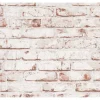 Bricoflor Klinkerstein Tapeten Panel Industrial Style Tapete Selbstklebend in Steinoptik Vliestapete für Küche und Büro im 3D Backstein Design