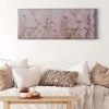 Bricoflor Lavendel Bild Auf Leinwand Blumenwiese Wandbild In Flieder Lila Ideal Für Schlafzimmer Und Küche Provence Leinwandbild Mit Lavendelfeld