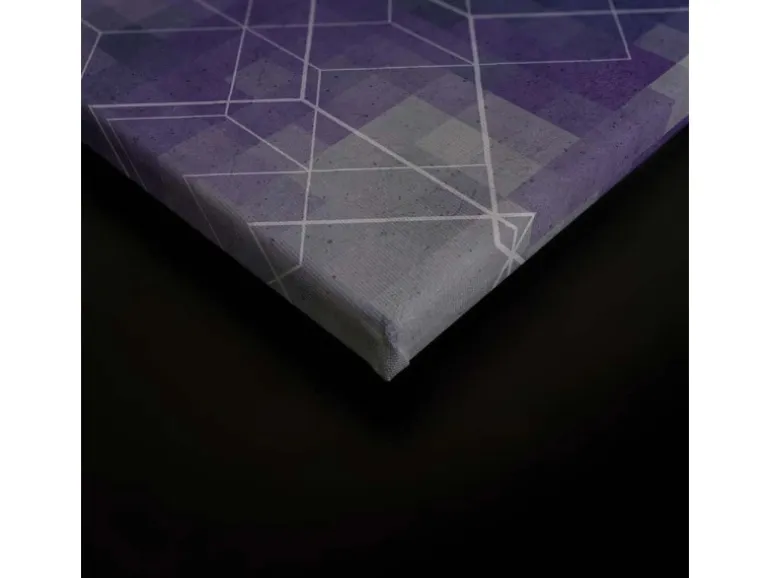 Bricoflor Leinwandbild Grün Blau Pixel Bild Geometrisch Mit Farbverlauf Modern Schlafzimmer Und Teenager Wandbild 120 X 80 Cm