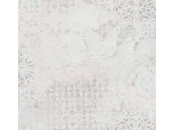 Bricoflor Vintage Tapete Orientalisch Mosaik Vliestapete Spanisch Creme Weiß für Küche und Wohnzimmer Used Look Wandtapete in Fliesenoptik mit Vinyl