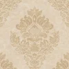 Bricoflor Vlies Barocktapete Creme Gold Edle Barock Tapete in Sandfarben für Schlafzimmer und Wohnzimmer Ornament Vliestapete mit Vinyl Elegant