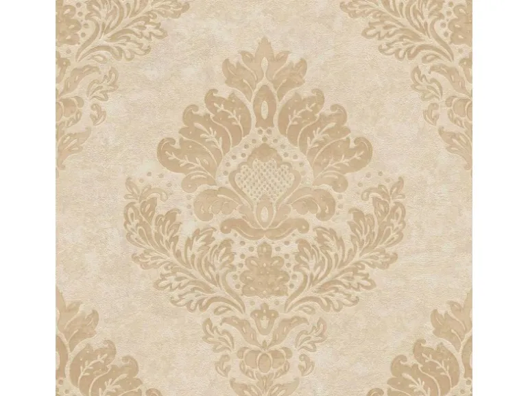 Bricoflor Vlies Barocktapete Creme Gold Edle Barock Tapete in Sandfarben für Schlafzimmer und Wohnzimmer Ornament Vliestapete mit Vinyl Elegant