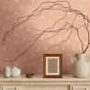 Bricoflor Vliestapete In Apricot Gold Elegante Tapete Im 20Er Jahre Stil Mit Metallic Effekt Vlies Mustertapete Für Schlafzimmer
