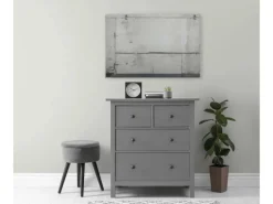 Bricoflor Wandbild Im Industrial Style Alte Wand Deko Bild In Betonoptik Industrie Design Leinwandbild In 90 X 60 Cm Für Küche