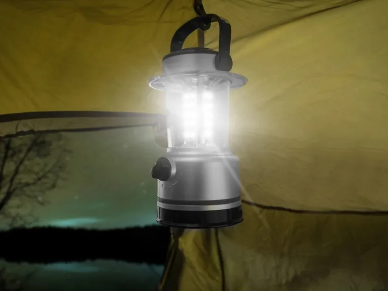 Calima LED Campinglaterne 12,5 cm x 12,5 cm x 21 cm