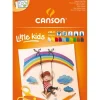 CANSON Kids Farbiges Zeichenpapier Glatt A4 10 verschiedene Farben 10 Blatt