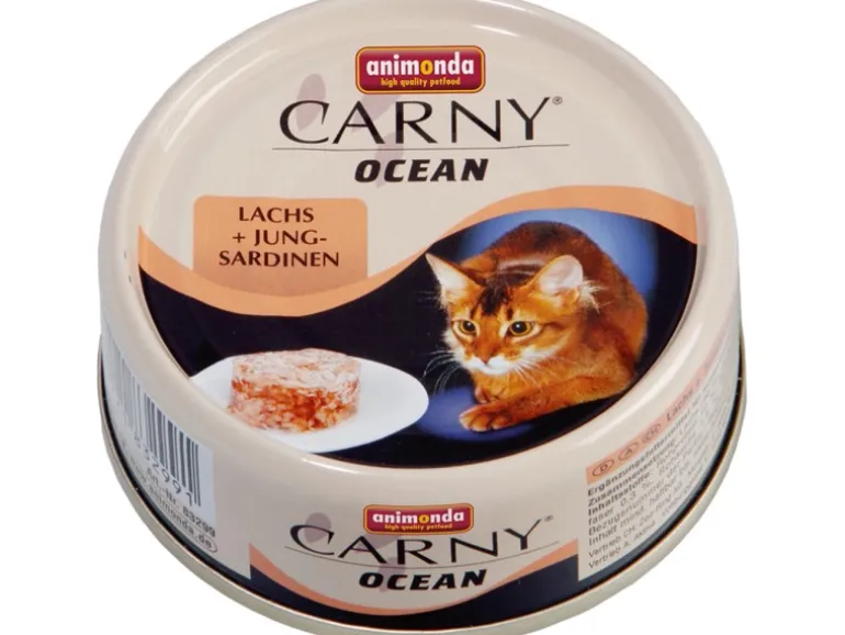 Carny Katzen-Nassfutter Ocean Lachs und Jung-Sardine 80 g