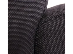CHEFGASTRO Esszimmerstuhl 2er-Set Klassisch & Zeitlos 90x43x56cm Sitzhöhe 45cm Textil Dunkle Beine Schwarz