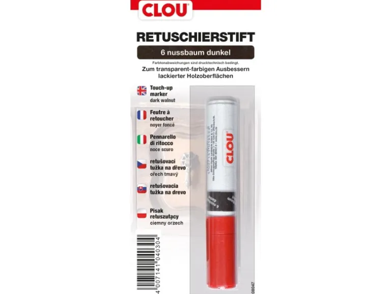 Clou Retuschier-Stift Nussbaum Dunkel