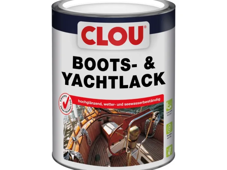 Clou Yachtlack Transparent glänzend 2,5 l
