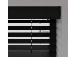 Cocoon Home Concepts Holz Jalousien 80 x 175 50mm Lamellen Schwarz