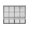 Cocoon Home Concepts Holz Jalousien 120 x 130 50mm Lamellen Weiß