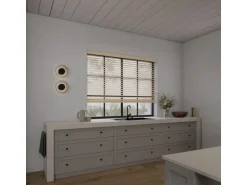 Cocoon Home Concepts Holz Jalousien 240 x 175 50mm Lamellen Naturel