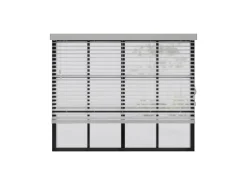 Cocoon Home Concepts Holz Jalousien 70 x 240 50mm Lamellen Weiß