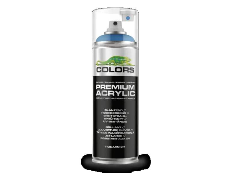 COLORS Premium Acrylic Sprühfarbe 400ml RAL 5012 Lichtblau Glanz