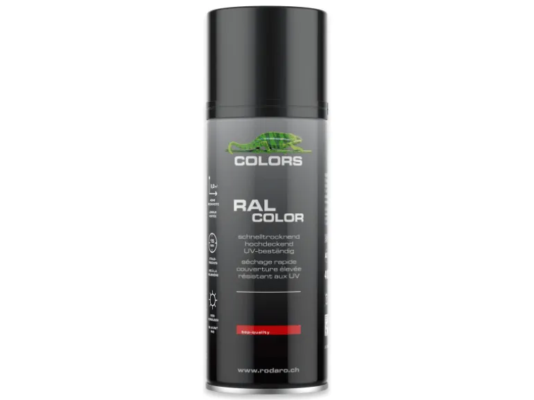 COLORS Sprühlack 400ml Schwarz Matt