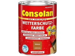 Consolan Wetterschutzfarbe Rehbraun Seidenglänzend 750 ml