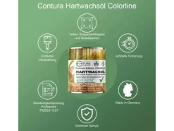 Contura Hartwachsöl Colorline FARBIG Fußbodenöl Parkettöl Möbelöl Holzöl 2,5 Liter 12 Nightly