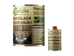 Contura 2K Bootslack Farbig Yacht Buntlack Metall Holz GFK Boot Glänzend 1,1 Liter Weiß RAL 9010 Analog