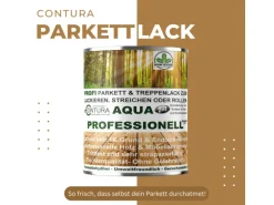 Contura Parkettlack Treppenlack Professionell Lack Fußbodenlack Dielenlack Holzlack Seidenmatt 20 Liter