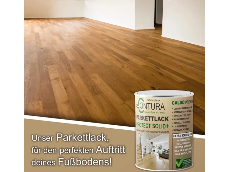 Contura Premium Protect Parkettlack Treppenlack Dielenlack Fußbodenlack Glänzend 10 Liter