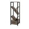 Costway Büroregal Freistehend Aufbewahrungsregal 30,5 x 30,5 x 91,5 cm