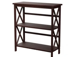 Costway Konsolentisch Holz 79 x 32 x 86 cm Braun