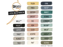 CREATE! by OBI Buntlack Lieblingsfarbe Willi Blütenweiß Seidenmatt 0,75 l