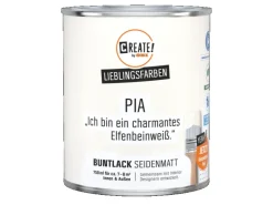 CREATE! by OBI Buntlack Lieblingsfarbe Pia Elfenbeinweiß Seidenmatt 0,75 l