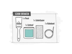 CREATE! by OBI DIY Farb-Set Blaugrün Satin Finish 125 ml