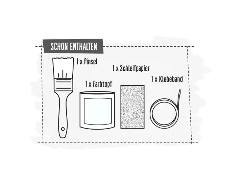 CREATE! by OBI DIY Farb-Set Baumwolle Satin Finish 125 ml