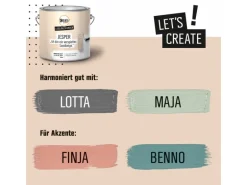 CREATE! by OBI Lieblingsfarben Wandfarbe Jesper Sandbeige matt 2,5 l