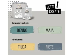 CREATE! by OBI Wandfarbe Lieblingsfarbe Theo Steingrau Matt 2,5 l