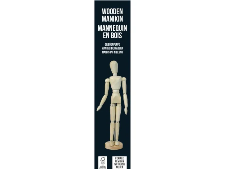 Daler-Rowney Gliederpuppe Weiblich 30 cm