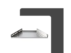 Dalsys Duschablage Befliesbar 310mm x 130mm Edelstahl Silber