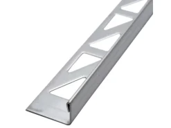 Dalsys Fliesenschiene L-Profil 2,5m x 12,5mm Edelstahl Gebürstet Winkelprofil