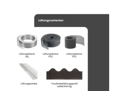 Daprona Lüftungswinkel Alu 20x 2m x 30mm x 90mm Silber Fassaden Lüftungswinkel