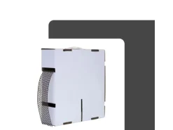Daprona Vogelschutzgitter Lüftungsband 60m x 80mm Aluminium Braun