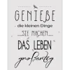 Deco Panel Genieße Das Leben 39 cm x 29 cm