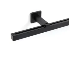 Deco-Raum Gardinenschiene nach Maß 1-Lauf Cube Schwarz 100cm