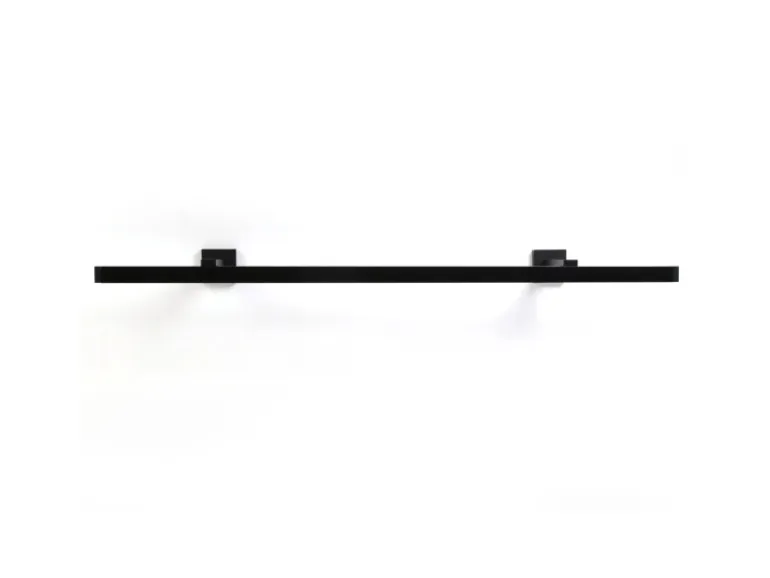 Deco-Raum Gardinenschiene nach Maß 1-Lauf Cube Schwarz 130cm