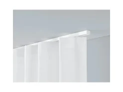 Deco-Raum Gardinenschiene nach Maß 1-Lauf Square Weiß 220cm