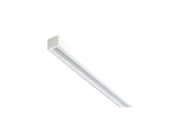 Deco-Raum Gardinenschiene nach Maß 1-Lauf Square Weiß 220cm