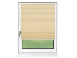 Deco-Raum Plissee Basic ohne Bohren 40x150cm Beige Blickdicht Klemmfix
