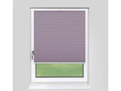 Deco-Raum Plissee Basic ohne Bohren 110x150cm Flieder Blickdicht Klemmfix