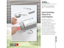Deco-Raum Plissee Basic ohne Bohren 55x150cm Grau Blickdicht Klemmfix