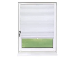 Deco-Raum Plissee Basic ohne Bohren 40x150cm Weiß Blickdicht Klemmfix